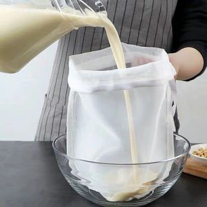 Filet de sac filtrant en Nylon 120 mailles réutilisables sacs de lait de noix passoire bière café maille filtres poche pour le brassage