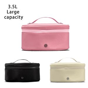 Nylon Oval Top Access lulu pochette citron Pochette de luxe pour femmes Sacs de maquillage coffre souple miroir qualit fourre-tout sac à main designer pour hommes sac à main pour téléphone portable grands sacs cosmétiques