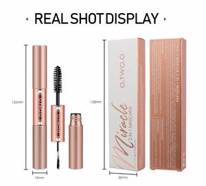 O.TWO.O 4D Mascara Cils En Fibre De Soie Imperméable Durable Séchage Rapide Curling Extension De Cils Moelleux Couleur Noire Ne S'effrite Pas 60pcs / lot DHL