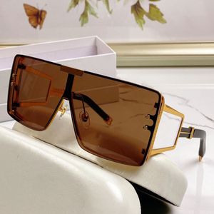 Occhiali da sole di marca BPS-102C lunettes de soleil Fashion Trend Uomini Square Monocle Female Classic UV400 Copertura protettiva per gli occhi con custodia a specchio