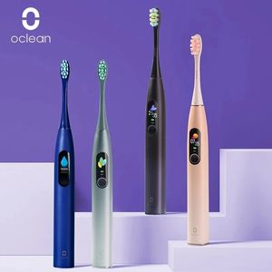 Oclean X PRO Pantalla táctil inteligente Cepillo de dientes eléctrico sónico 32 niveles IPX7 Resistente al agua 2 horas Carga rápida Limpiador de dientes inteligente Aplicación de soporte para IOS Android - Azul