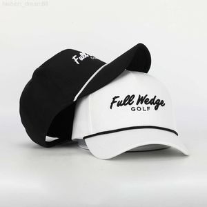 OEM personnalisé concevoir votre propre broderie 5 panneau hommes femmes course Sport Gorras casquette en Nylon blanc Golf corde chapeau