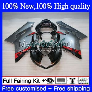 Carénages OEM pour MV Agusta F4 R312 750S 1000 R 750 CC S 1000CC 05-06 Carrosserie 6No.24 312R 750R 1000R Cowling 312 1078 S Gris noir rouge 05 06 MA MV F4 2005 2006 Kit carrosserie