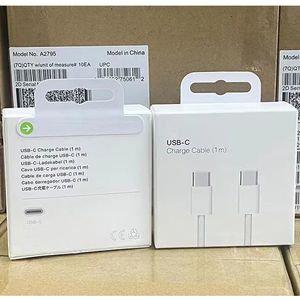 Câbles PD 60 W de qualité OEM pour iPhone 15 Plus Pro Max Charge rapide 1 m Câble tressé USB C vers type C Cordons de charge Apple Cordon de chargeur rapide pour iPhone Câble de données 818D