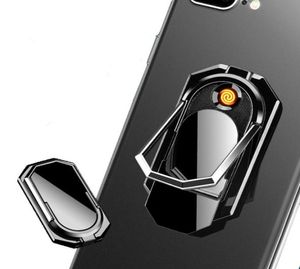 OEM Ring mobile Mobile Phone Honder personnalisé USB Chargement plus léger Creative Electronic USB Light Light sans flamme USB RECHAR8530664