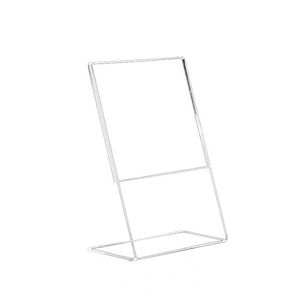Office Acrylic A6 Display Leaflet Stands Counter Plastic Message Board Menu Holder for Business Poster