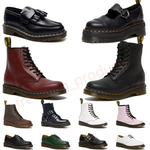 OG 1460 Jadon Smooth Leather Doc Martens Femmes Designer Bottes Hautes Nappa Femme Original Dr Martins Plate-forme Bottines Mocassins Chaussures Vintage Martin Boot Taille 45