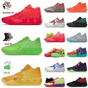 OG Original Men Basketball Shoes LeMelo Ball Sneakers Rock Ridge Red And Morty Sports Black Blast Queen City Galaxy Outdoor Tennis Trainers 40-46