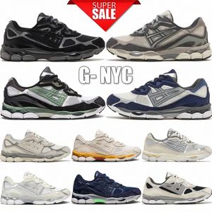 Og Top Gel NYC Marathon Zapatillas para correr 2023 Diseñador Avena Concreto Azul marino Acero Obsidiana Gris Crema Blanco Negro Ivy Zapatillas de deporte al aire libre Tamaño 36-45