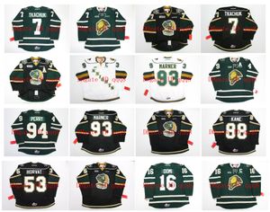 OHL London Knights Jersey 93 MITCH MARNER 7 MATTHEW TKACHUK 53 BO HORVAT 88 PATRICK KANE 49 MAX JONES 16 MAX DOMI 94 COREY PERRY Hockey