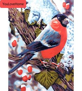 Pintura al óleo por números Kits de animales de aves Dibujo de lienzo pintura de bricolaje pintura de arte hermosa pintura hermosa PAI3412874 pintura a mano pintado a mano