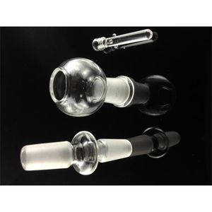 narguilés de plate-forme pétrolière 14,5 18,8 verre adaptateur mâle-mâles dôme et ensemble de clous en verre pour plates-formes bongs