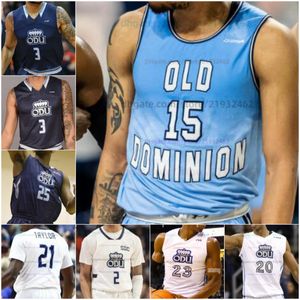 Old Dominion Basketball Jersey NCAA Jersey cosido Cualquier nombre Número Hombres Mujeres Jóvenes Bordados 13 Devin Ceaser 21 Leeroy Odiahi 30 Cooper Jones 34 Sam Hood
