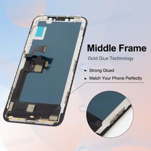 Pantalla LCD OLED para iPhone 8 x xs max xr 11 pro 12 mini 100% de buena calidad pantalla táctil digitzer reemplazar el precio al por mayor de fábrica