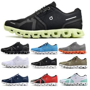 Oncloud Mens Womens Running Shoes Pink Cloud 5 Onclouds Asphalt Grey Eclipse Magnet Olive Reseda 2023 Man Woman Trainer Sneakers Size 5.5 - 12
