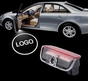 Logo LED de Uds. Para SKODA, Logo de bienvenida para puerta de coche, marca de coche, proyector de luz de sombra 3D para Skoda VW Superb1739139
