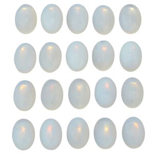 Opalite ovale dos plat pierres précieuses Cabochons guérison Chakra cristal pierre opale perle cabine couvre pas de trou pour la fabrication de bijoux artisanat