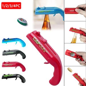 Openers Cap Gun Beer Bottle Opener Portable Beverage Drinking Opening Gun Cap Launcher Shooter Party Supply Bar Tool Kitchen Accessories 220827