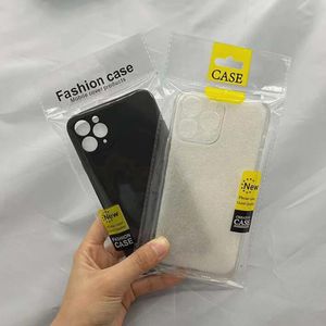 Sac d'emballage OPP pour Samsung iPhone, housse en cuir PC TPU, sac d'emballage en plastique neutre pour étui de téléphone, pochette autocollante transparente
