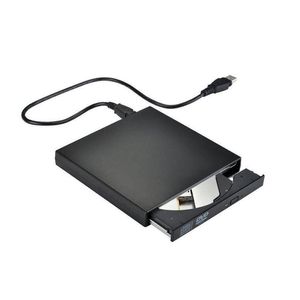 Drives optiques DVD ROM Drive externe USB 2.0 CD / DVD-ROM CD-RW Brûleur Slim Reader Enregistreur portable pour l'ordinateur portable Book Dro Otfbf