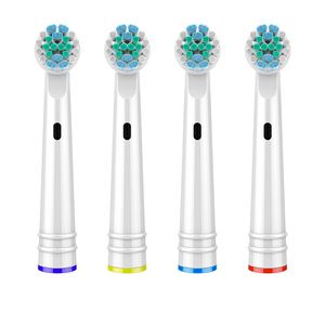 Têtes de brosse à dents électriques Oral B Têtes de brosse remplaçables pour Oral B Electric Advance Pro Health Triumph 3D Excel Vitality 4pcs
