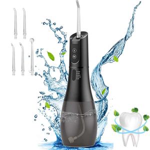 Oral Irrigators Other Hygiene Dental Water Flosser For Teeth Whitening Portable Irrigator Tooth Cleaning Tools Cordless Pick Jet 400ML 221215