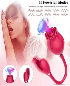 Sexe oral vibrateur de succion clitoridienne 10 modes d'aspiration lécher chatte ventouse stimulateur de mamelon Rose jouets pour femmes amour oeuf gode clito 5802772