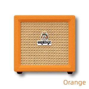 Orange Portable Guitar Amps Crush Mini 3W Adjustable Headphone Output Travel Guitar Amplifier