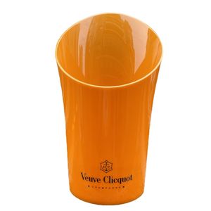 Orange Veuve Seau à glace Seaux en plastique Refroidisseurs à vin Refroidisseurs