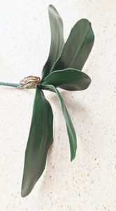 Bouquet de feuilles d'orchidées Phalaenopsis, 28cm de long, feuilles d'orchidées papillon artificielles, plante verte, décoration de mariage, de noël, de maison, 5124771