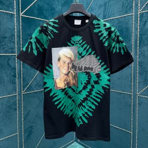 tela de algodón orgánico Diseñador de verano para hombre Camiseta Hombre casual Camisetas para mujer Con letras Imprimir Manga corta Top Venta Hombres de lujo Ropa de hip hop