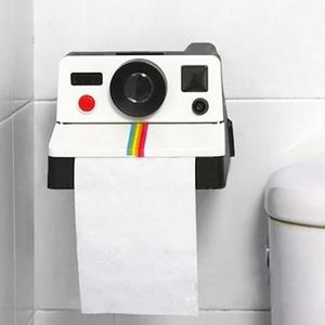 Organización Creativa Retro Forma De Cámara Polaroid Cajas De Pañuelos Inspiradas Caja De Portarrollos De Papel Higiénico Decoración De Baño Nuevo Soporte De Papel para El Hogar