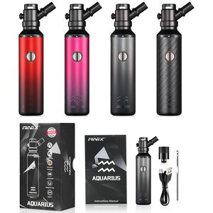 Dispositif original de vapeur de vaporisateur d'herbe sèche d'ANIX AQUARIUS 1100mAh préchauffage chambre en céramique de contrôle de température variable Kits de stylo de vape à base de plantes sèches de vapeur Hugo