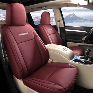 Funda de asiento de coche Original, modelo personalizado para Toyota Highlander selecto 2015 2016 2017 2018 años, 5 asientos, accesorios de estilo para automóvil