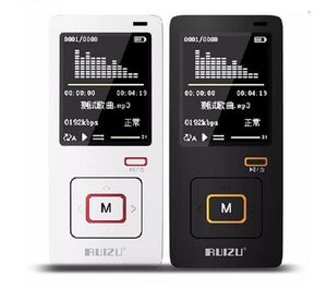 Original para RUIZU X10 reproductor de MP3, descargas de música gratuitas, medios de 8 gb, con FM, reloj compatible con tarjeta TF de 64 gb