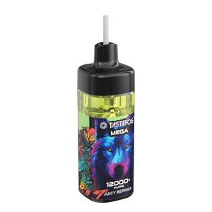 Original Tastefog MEGA 12k sopla la pluma disponible del vape del cigarrillo electrónico del soplo 12000 del vape el 2% 15ml disponible al por mayor