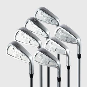 Clubs de Golf originaux EMILLID BAHAMA CV8 fers ensemble forgé argent 4-9P R/S/SR Flex acier Graphite tige avec couvre-chef