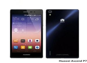 Téléphone portable d'origine Huawei Ascend P7 4G LTE 2 Go de RAM 16 Go de ROM Kirin 910T Quad Core Android 50 pouces 130MP 2500mAh Mobile intelligent Pho3594388