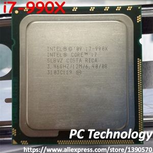 Processeur Intel Core i7-990X, édition extrême, i7 990X, 3.46GHZ, 6 cœurs, 12 mo de Cache, LGA1366, 130W, 240304, Original