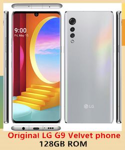 Original LG G9 LM-G900TM 5G débloqué SmartPhone velours téléphones mobiles 6GB RAM 128GB ROM 6.8 ''remis à neuf Octa Core téléphone portable android 1pc