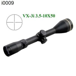 Long 3,5-10x50 LP LP VX-3I Portée de gamme Mil-Dot Parallax Optique 1/4 MOA Rifle Hunting Visue de vue entièrement en revêtement