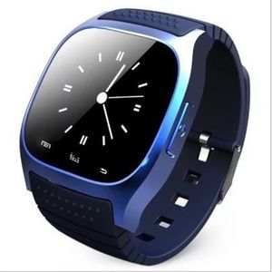 Montres Bluetooth intelligentes d'origine M26 avec affichage à LED Baromètre Alitmètre Lecteur de musique Podomètre Smartwatch pour téléphone mobile Android IOS avec boîte de vente au détail