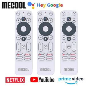 Remplacement d'origine de la télécommande Mecool KM2 Voice BT pour Netflix Google Certification Prime Video Google Play Android TV Box