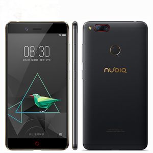 Original Nubia Z17 Mini 4G LTE Celular 6GB RAM 64GB ROM Snapdragon 653 Octa Núcleo 5,2 polegadas 16.0MP ID de impressão digital NFC Smart Mobile Phone