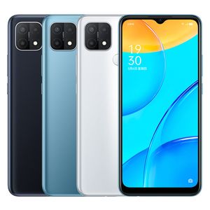 Original Oppo A35 4G Teléfono móvil 4GB RAM 64GB 128GB ROM Helio P35 Octa Core Android 6.52 pulgadas Pantalla completa 13MP AI 4230mAh Face ID Teléfono celular inteligente con huella digital