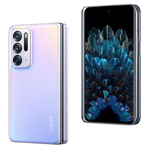 Téléphone portable d'origine Oppo Find N 5G pliant 12 Go de RAM 512 Go de ROM Octa Core Snapdragon 888 Android 7.1