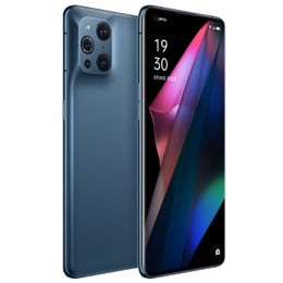 Téléphone portable d'origine Oppo Find X3 5G 8 Go de RAM 128 Go 256 Go ROM Snapdragon 870 Octa Core 50MP AI HDR NFC 4500 mAh Android 6,7 "plein écran d'empreintes digitales ID visage téléphone portable intelligent