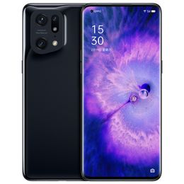 Téléphone portable d'origine Oppo Find X5 Pro 5G 12 Go de RAM 256 Go 512 Go de ROM Octa Core 50.0MP Snapdragon 8 Gen 1 Android 6.7 "AMOLED Écran incurvé ID d'empreintes digitales Visage Smart Cell Phone