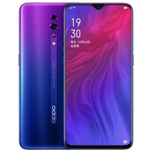 Téléphone portable d'origine OPPO Reno Z 4G LTE 8 Go de RAM 128 Go de ROM Helio P90 Octa Core 48.0MP AI OTG NFC Android 6.4 pouces AMOLED plein écran ID d'empreintes digitales visage Smart Mobile Phone