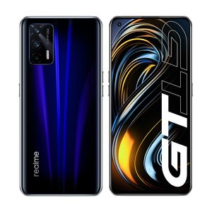 Téléphone portable d'origine Realme GT 5G 12 Go de RAM 256 Go de ROM Snapdragon 888 64,0MP 4500mAh Android 6,43 pouces AMOLED Super plein écran ID d'empreintes digitales visage NFC Smart Cell Phone